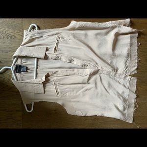 Central Park West sleeveless blouse